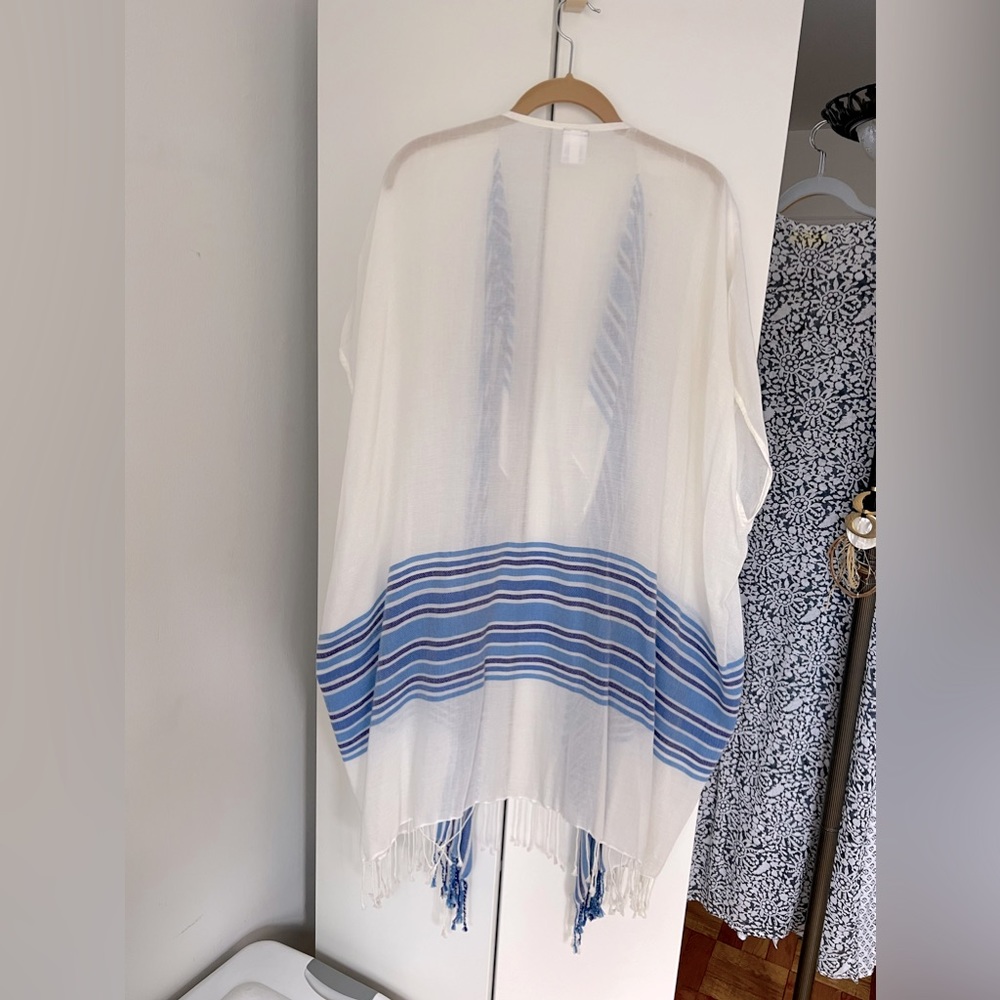 J. CREW cotton/acrylic shawl. One size - Picture 5 of 7